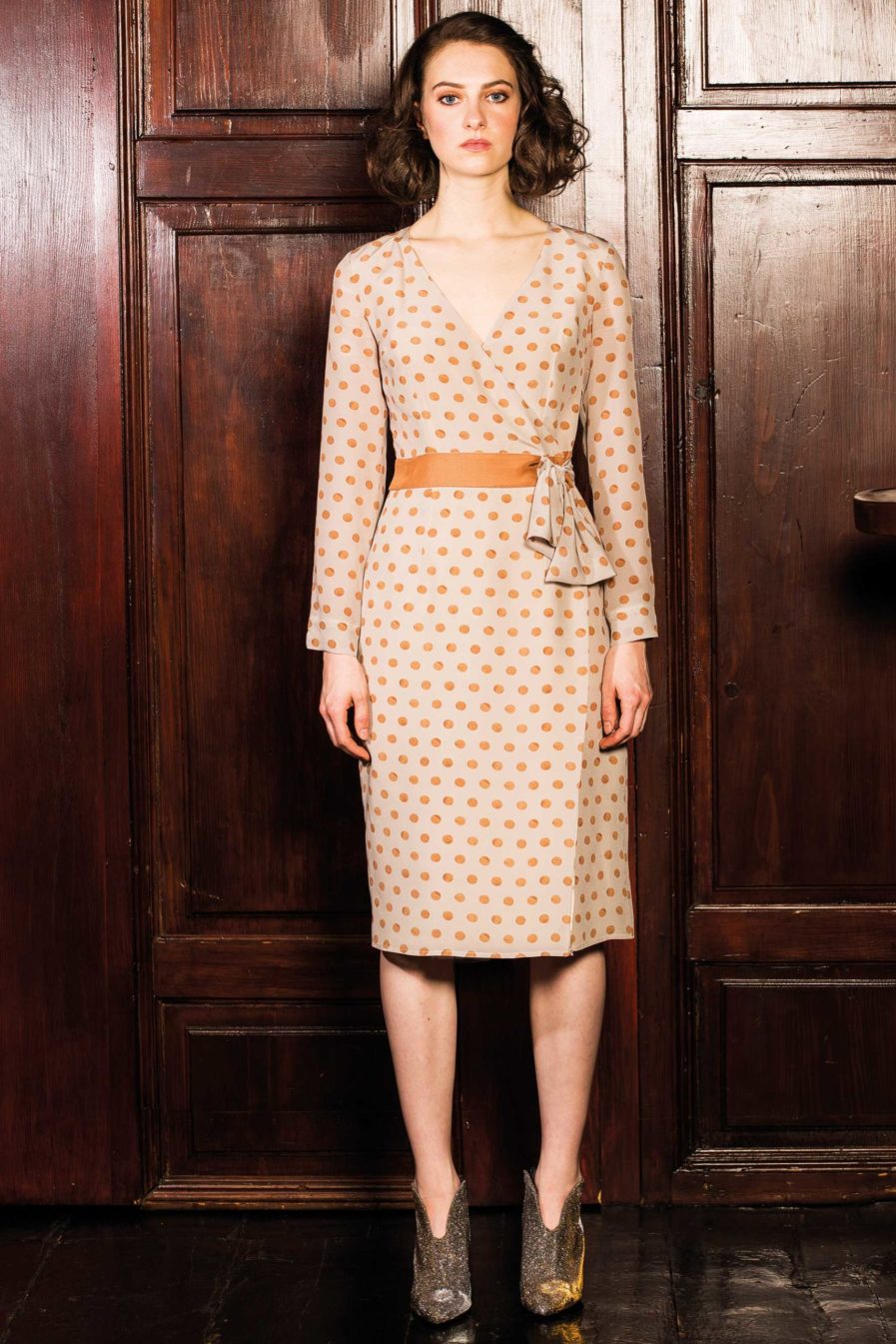 Wickelkleid Dots