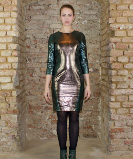 Etuikleid Metallic Manhattan