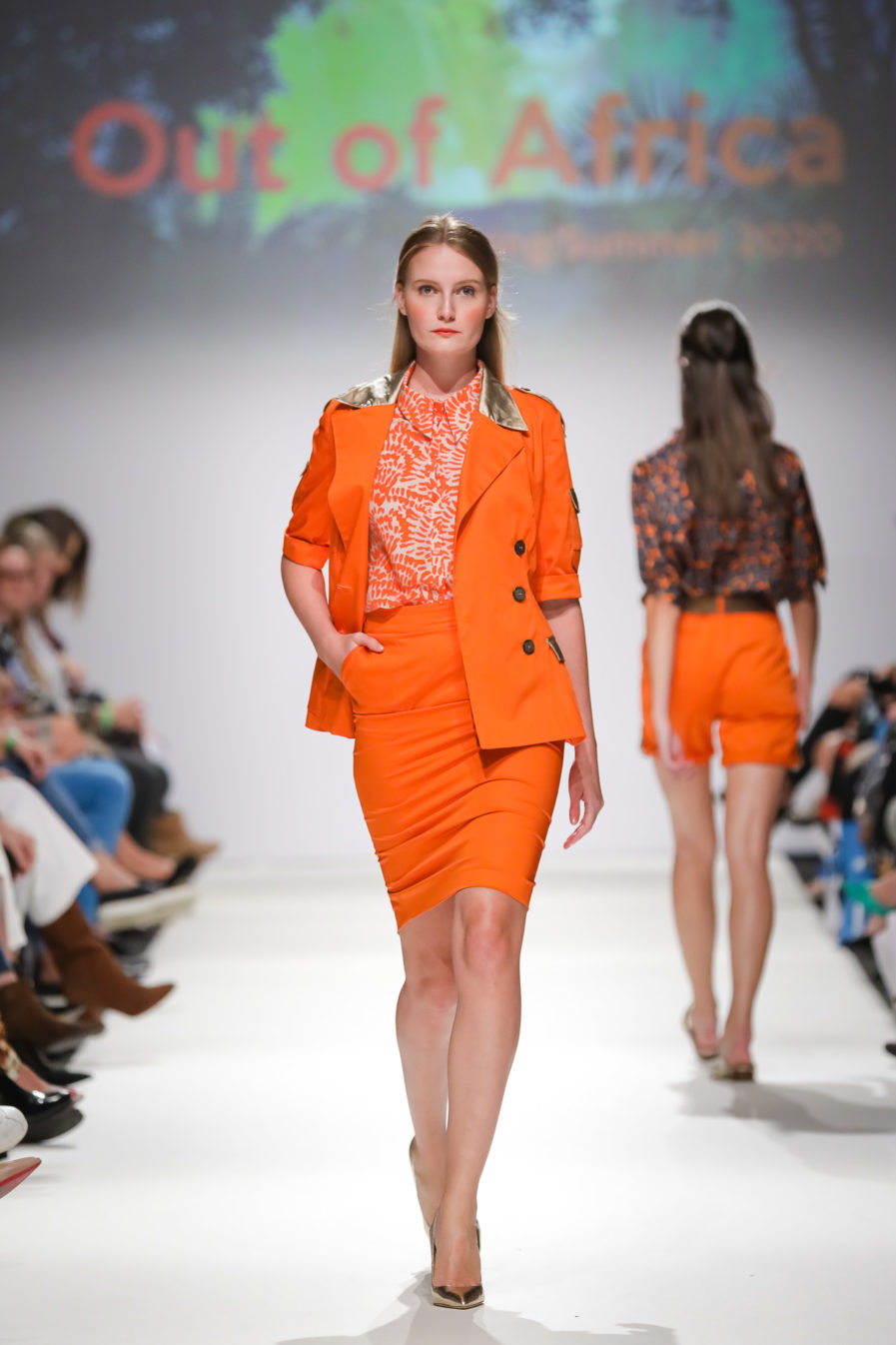 Sommer Blazer Orange-Gold