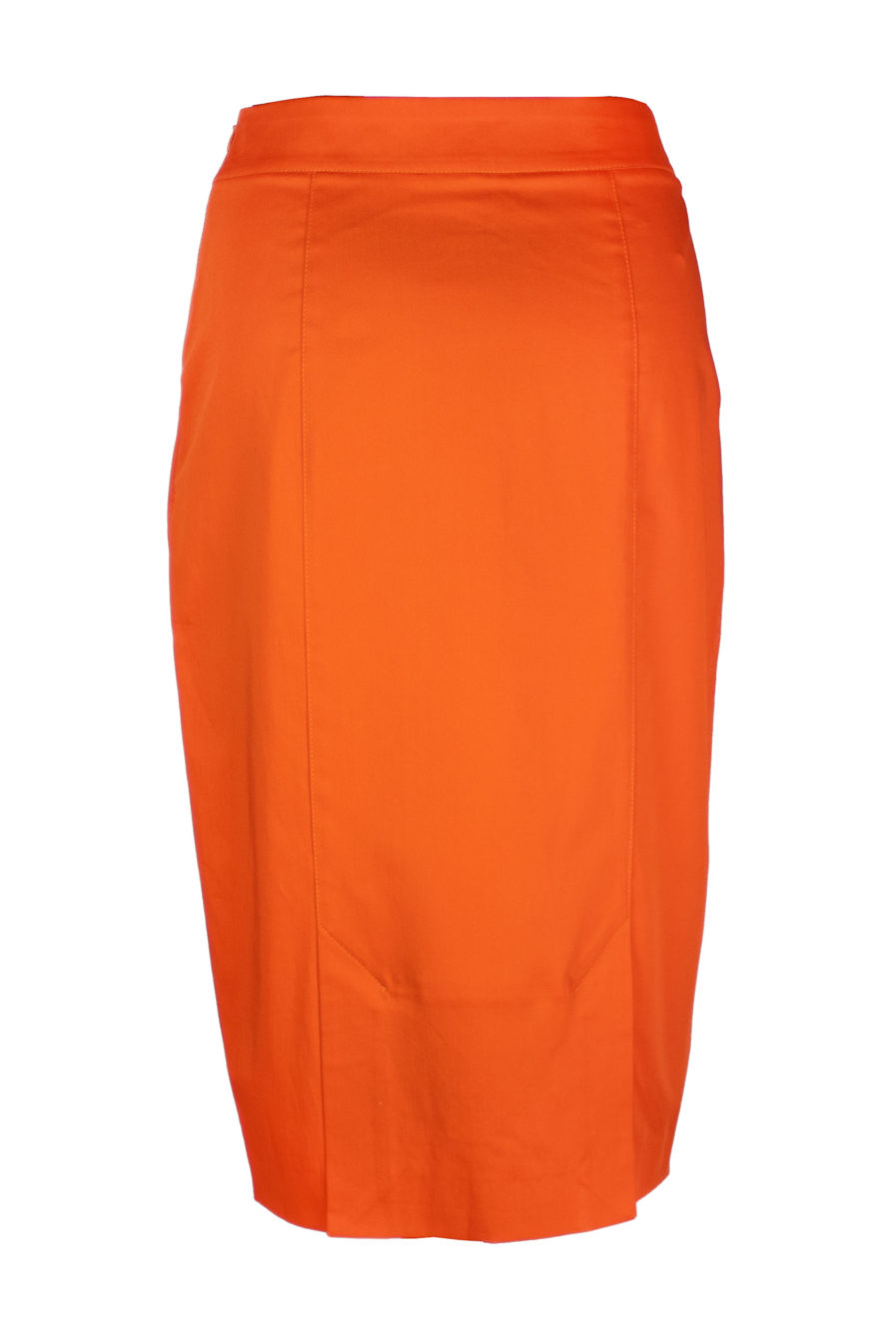 Bleistiftrock Orange-Gold