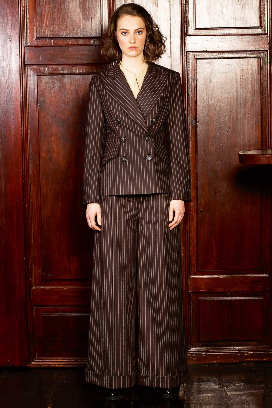 Blazer Nadelstreif, Marlene Hose Nadelstreif