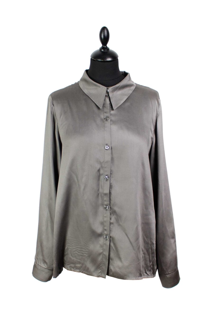 Hemdbluse Graubraun