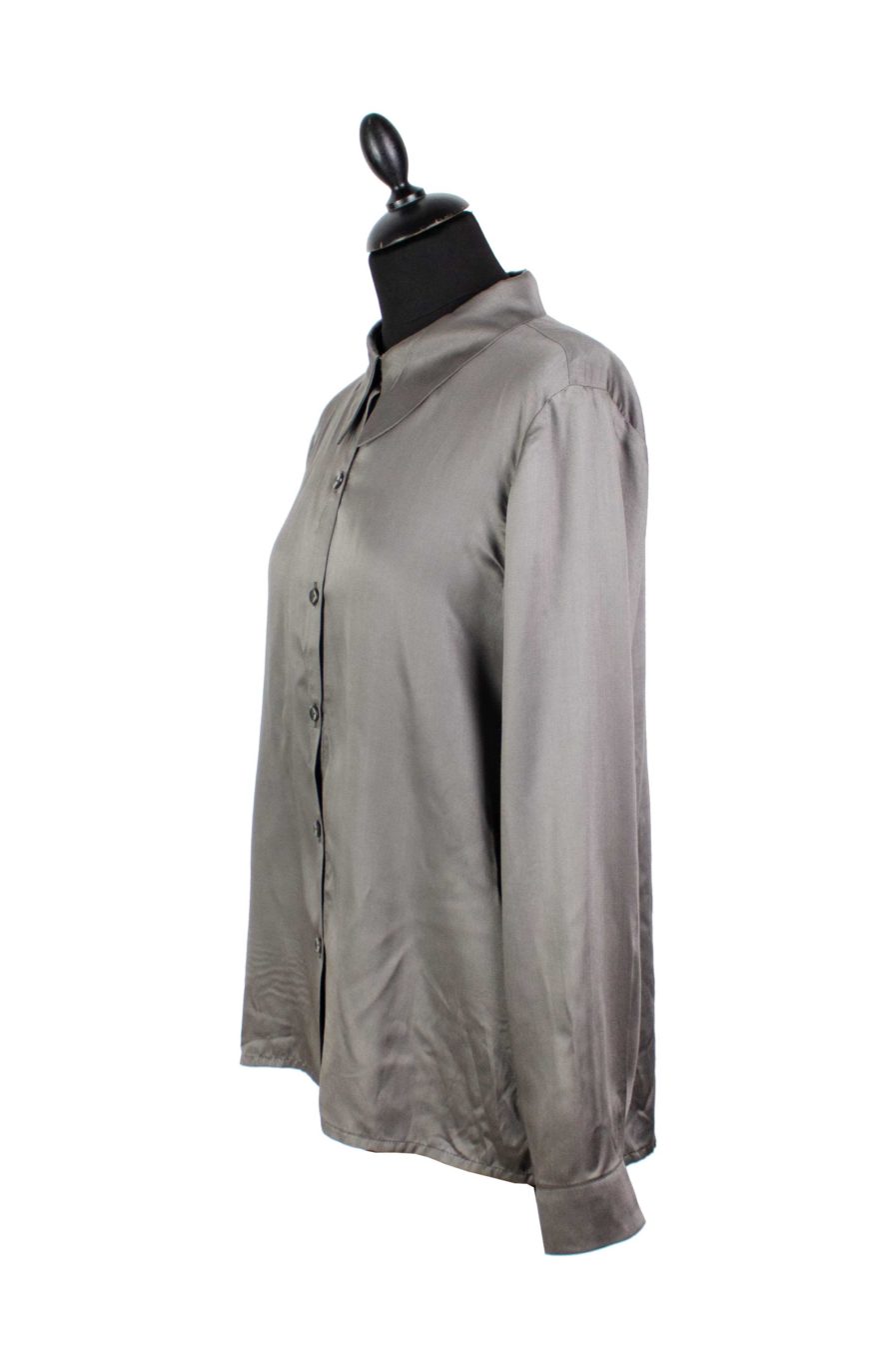 Hemdbluse Graubraun