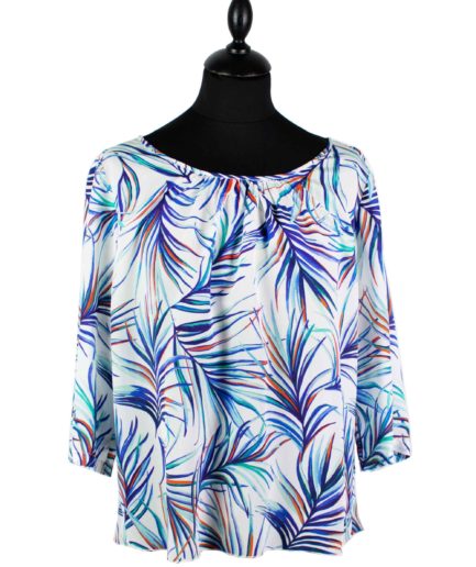 Lounge Shirt White Jungle