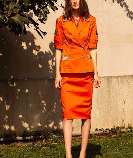 Sommer Blazer Orange-Gold