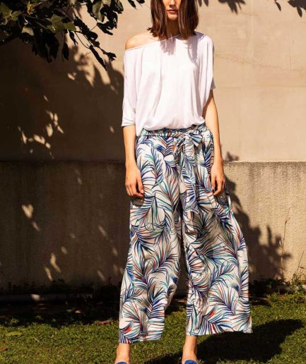 Lounge Pants White Jungle