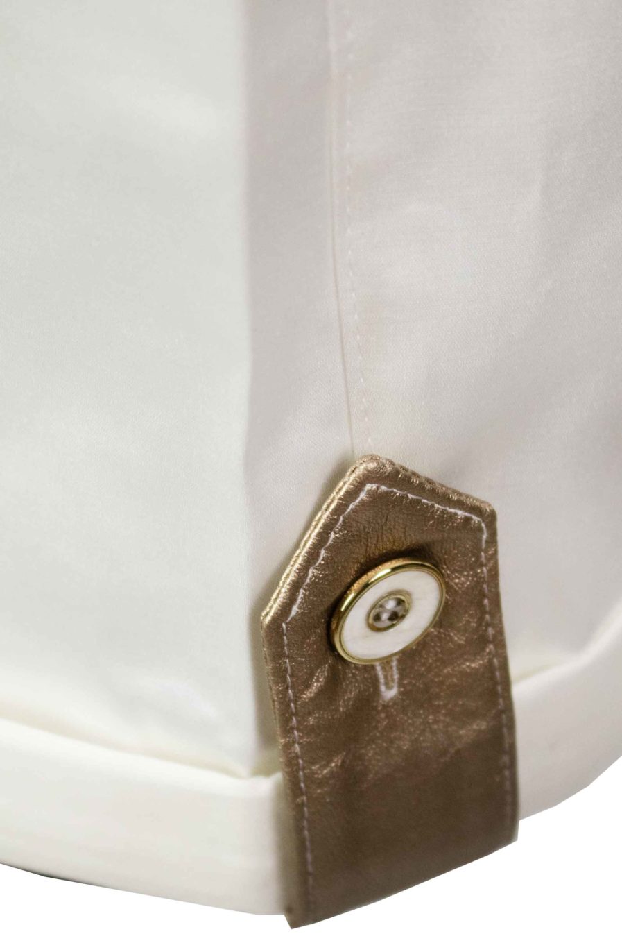 Safari Shorts Weiß-Gold