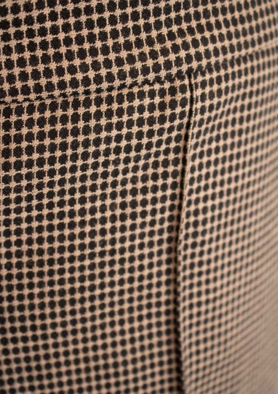 Slim Hose Dots schwarz