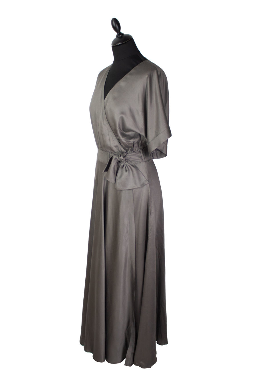 Sophia Wickelkleid Graubraun