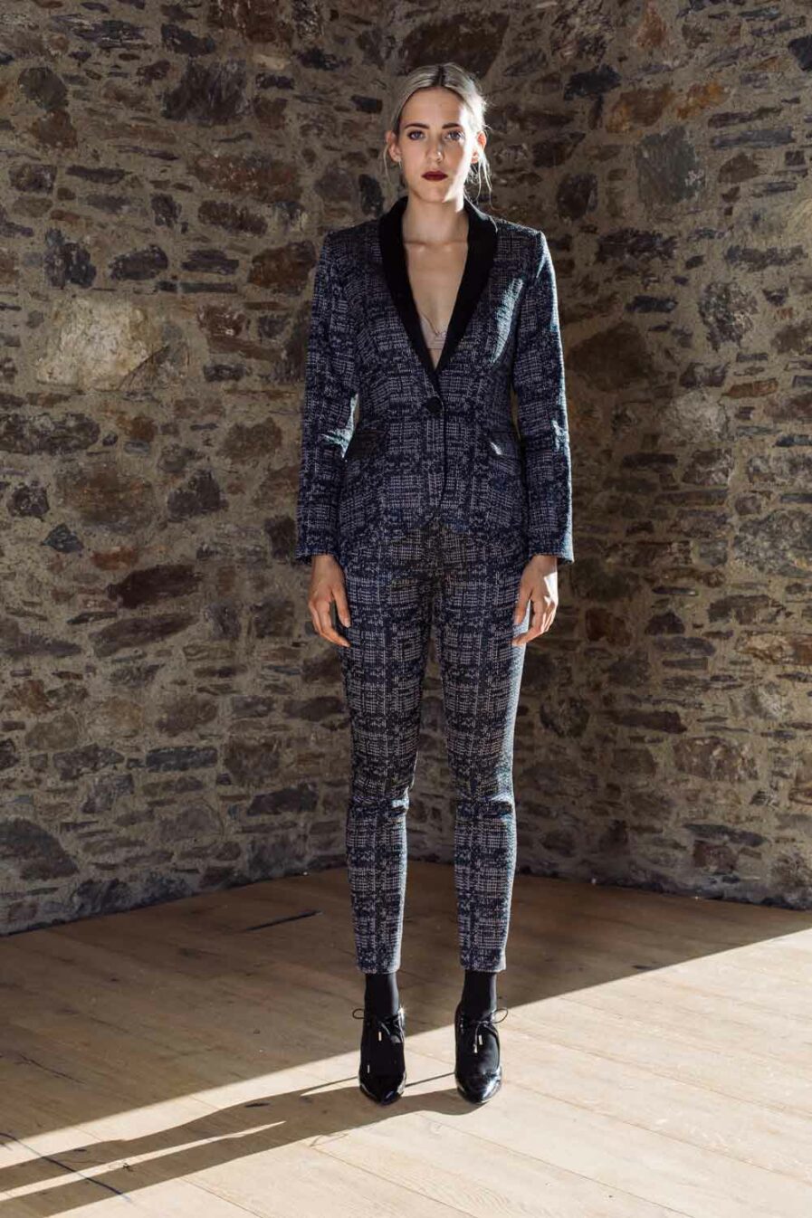 Smoking Blazer Petrolium