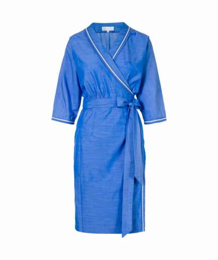 Naomi Wickelkleid Blau