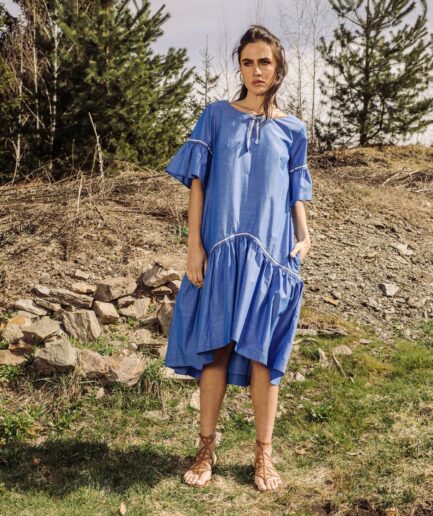 Phemie Kleid Blau