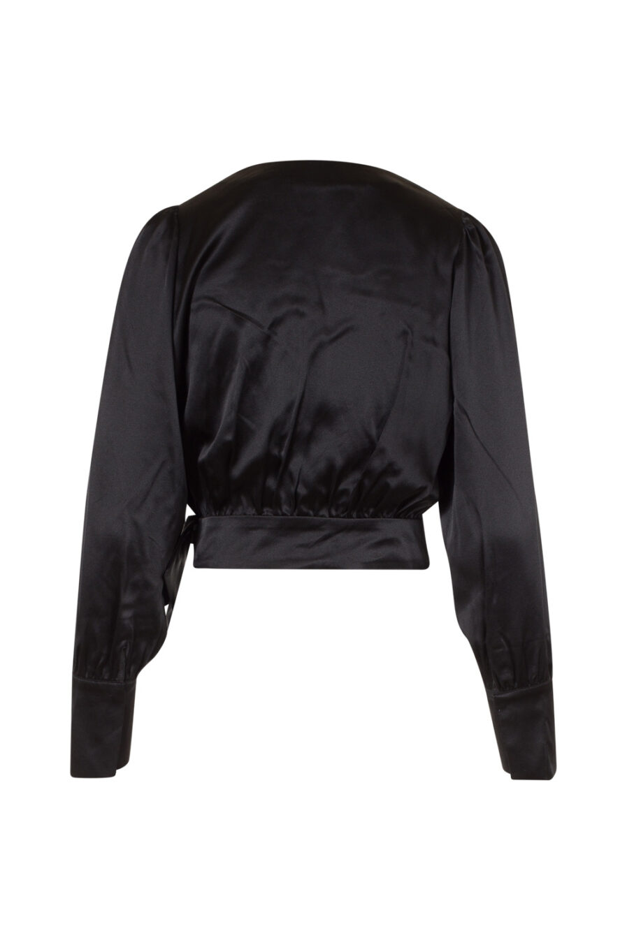 Wickelbluse Schwarz