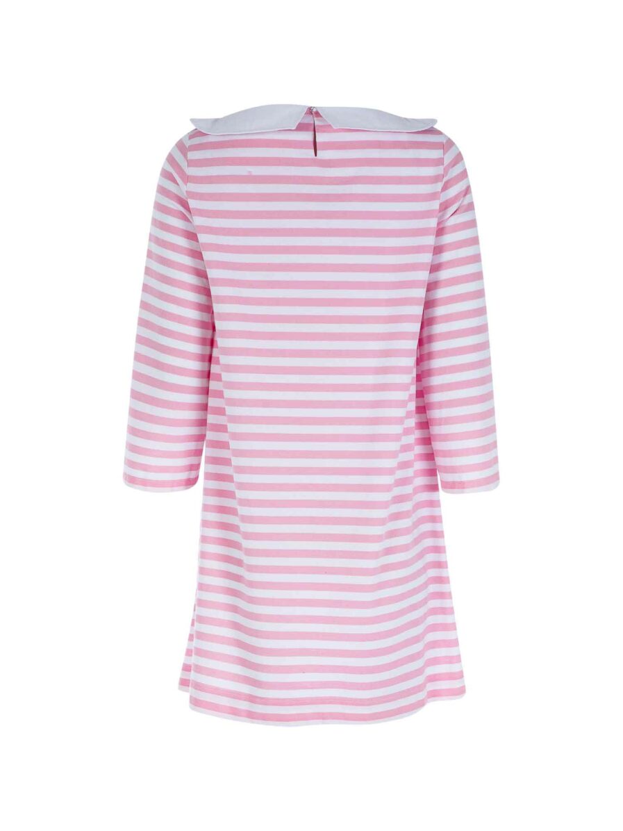 Miranda Dress Rose Stripes