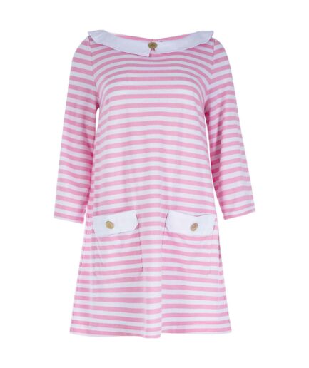 Miranda Dress Rose Stripes