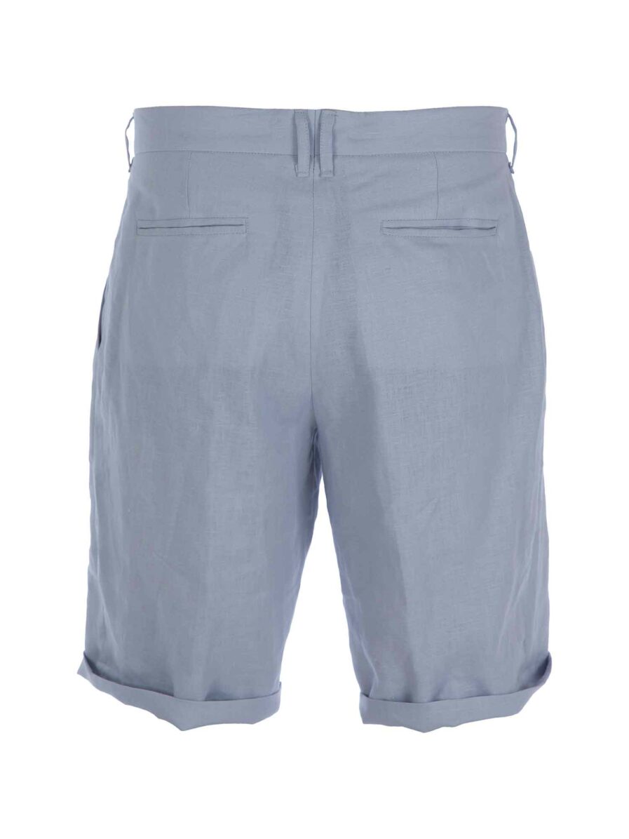 Mario Shorts Grey Linen